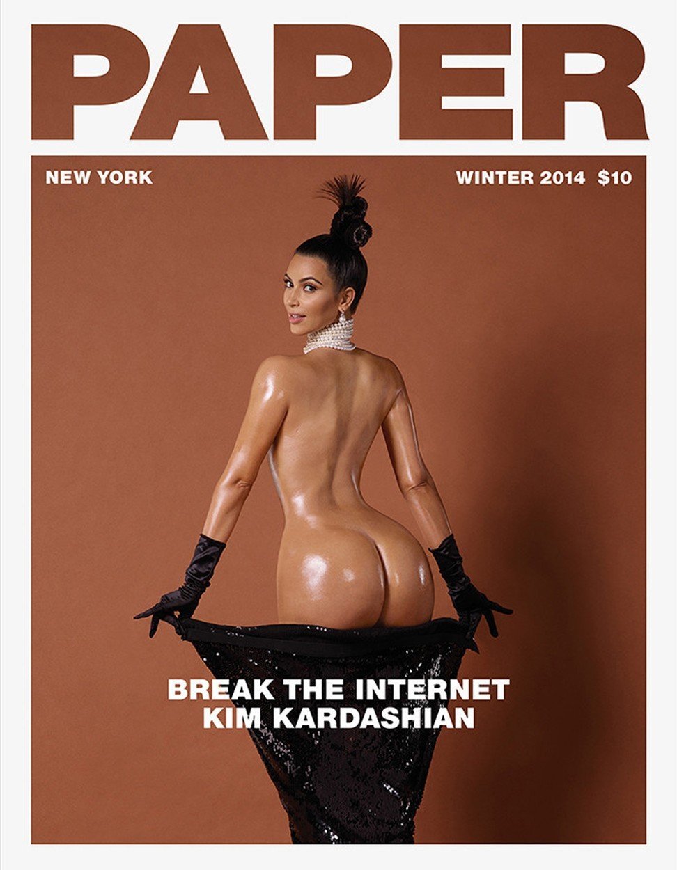 Lidé hojně napodobovali snímky Kim Kardashian z obálky časopisu Paper.