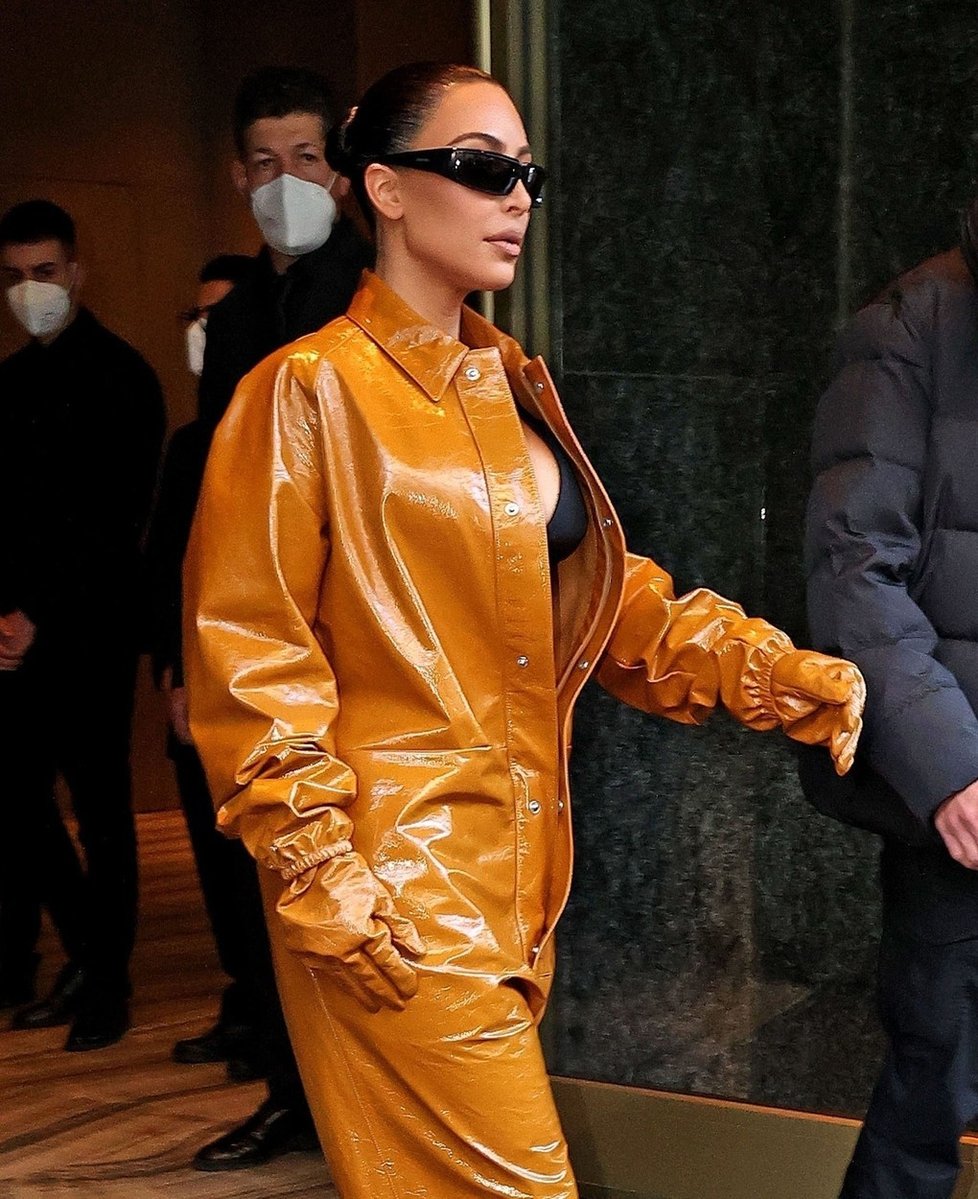 Kim Kardashian na Milan Fashion Week