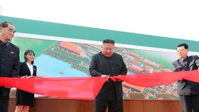 Vůdce KLDR Kim Čong-un je naživu! Zúčastnil se otevření továrny, oznámili Korejci.