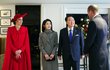 Prezident Jižní Koreje Jun Sok-jol s princem Williamem (5. 12. 2023).