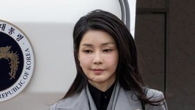 Kim Kon-hi, manželka jihokorejského prezidenta Jun Sok-jola.
