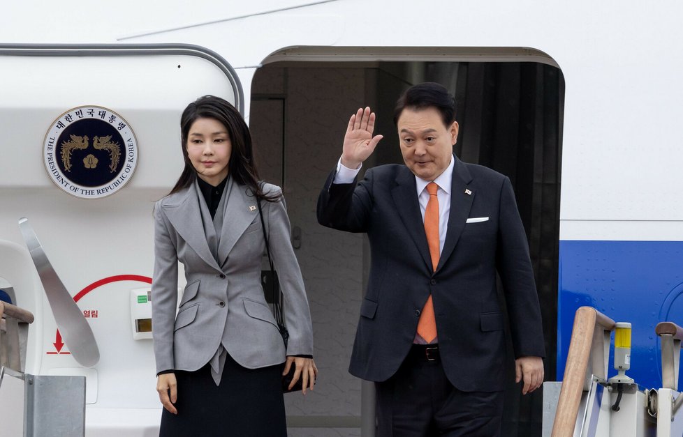 Kim Kon-hi, manželka jihokorejského prezidenta Jun Sok-jola.