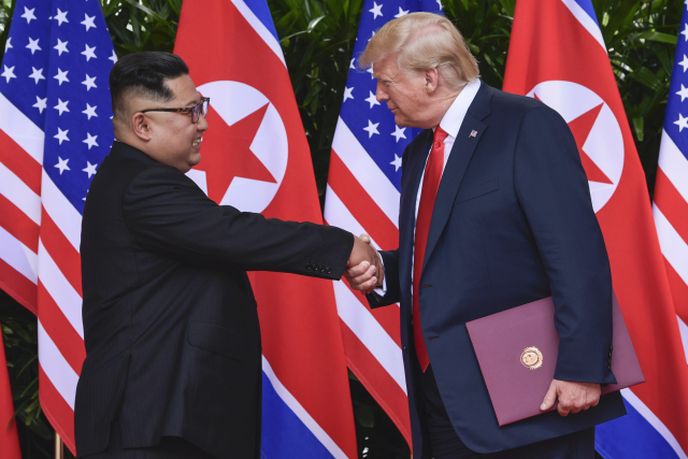 Kim Čong-un a Donald Trump - ilustrační snímek