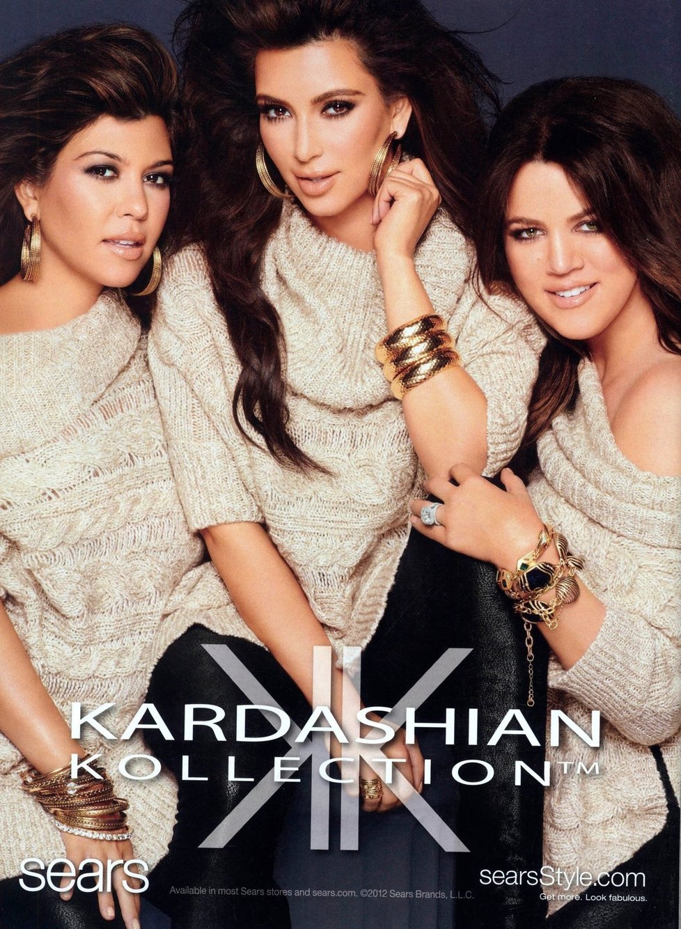 Kourtney, Khloé a Kim.