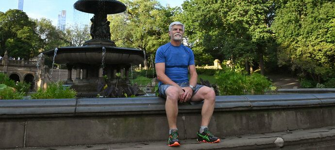 Petr Pavel si byl při návštěvě New Yorku zaběhat ve známém Central Parku