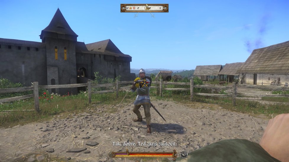 Česká videohra Kingdom Come: Deliverance.