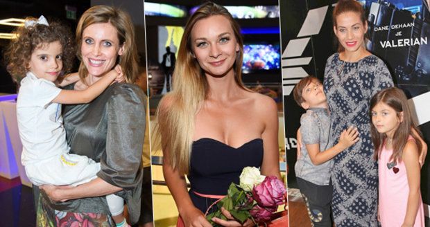 Celebrity vyrazily do kina: Mottlová ukázala prsa a Šuvadová z Kolji neteř
