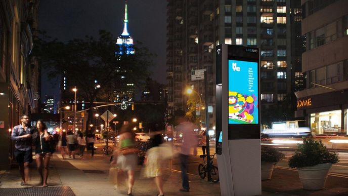 kiosky s tablety LinkNYC