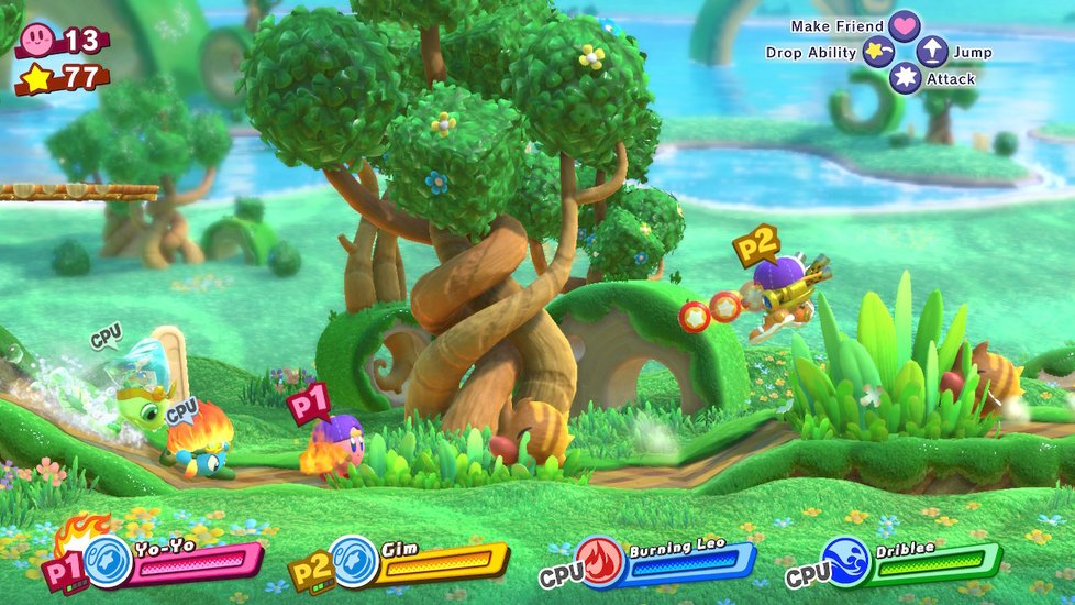 Kirby Star Allies pro Nintendo Switch.