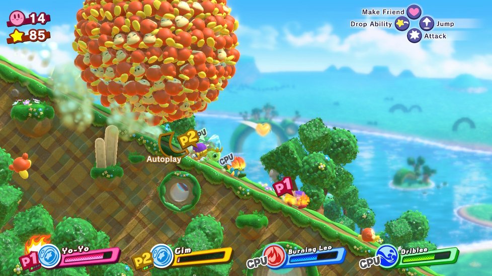 Kirby Star Allies pro Nintendo Switch.