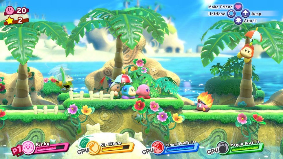 Kirby Star Allies pro Nintendo Switch.