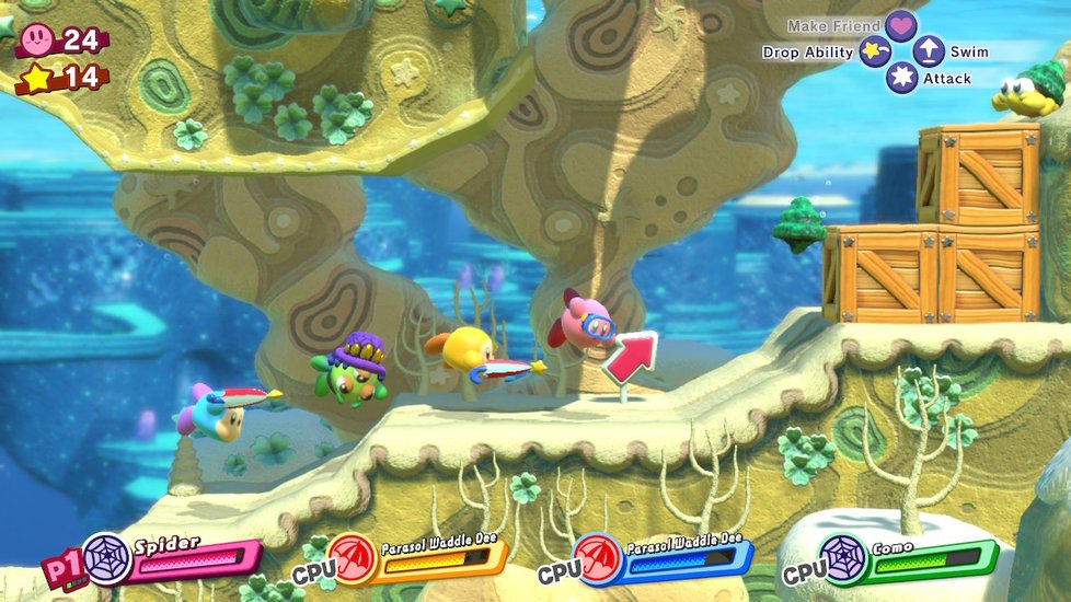 Kirby Star Allies pro Nintendo Switch.