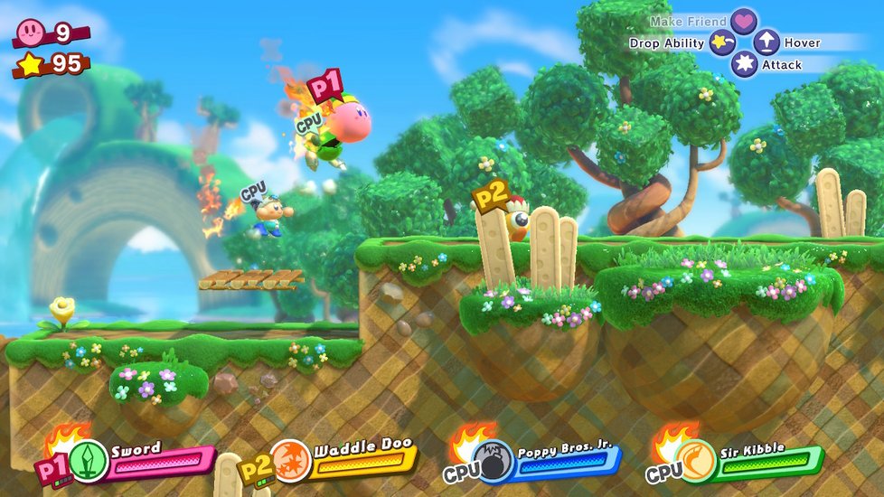 Kirby Star Allies pro Nintendo Switch.