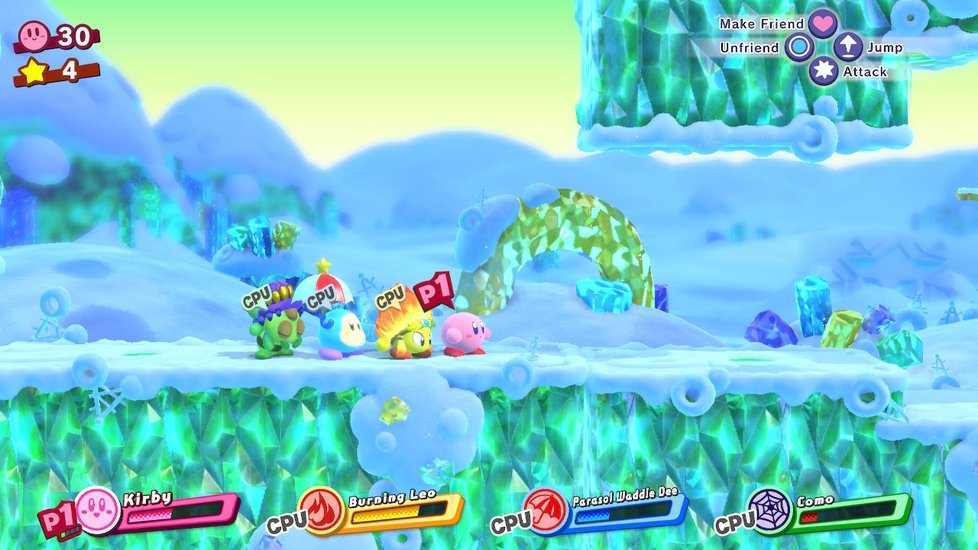 Kirby Star Allies pro Nintendo Switch.