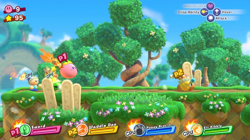 Kirby Star Allies pro Nintendo Switch.