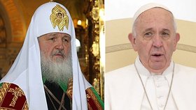 Papež František se příští pátek setká s patriarchou ruské pravoslavné církve Kirillem.