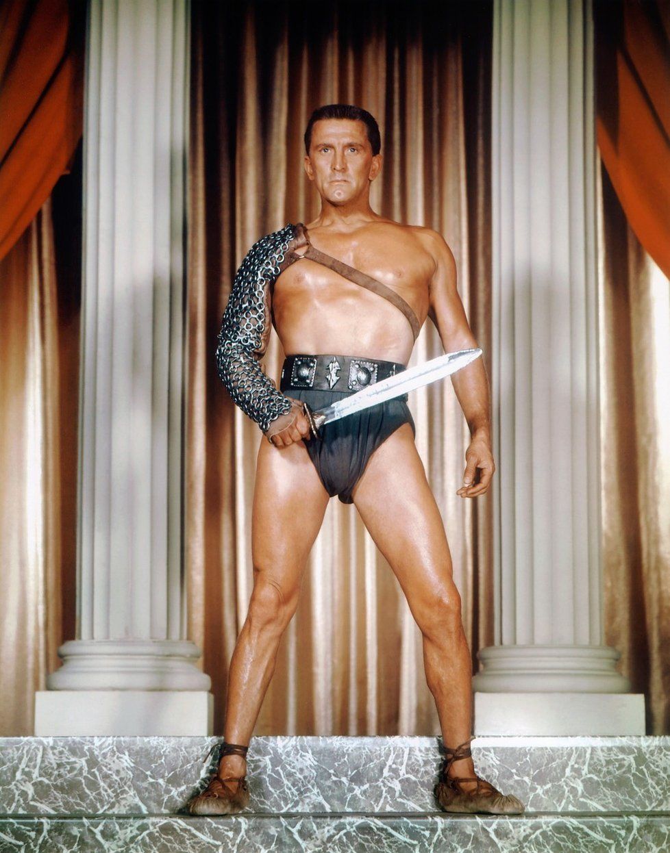 Kirk Douglas jako Spartakus