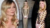 Šachmat Kirsten Dunst: Herečka zazářila v kostkovaných šatech za 100 tisíc