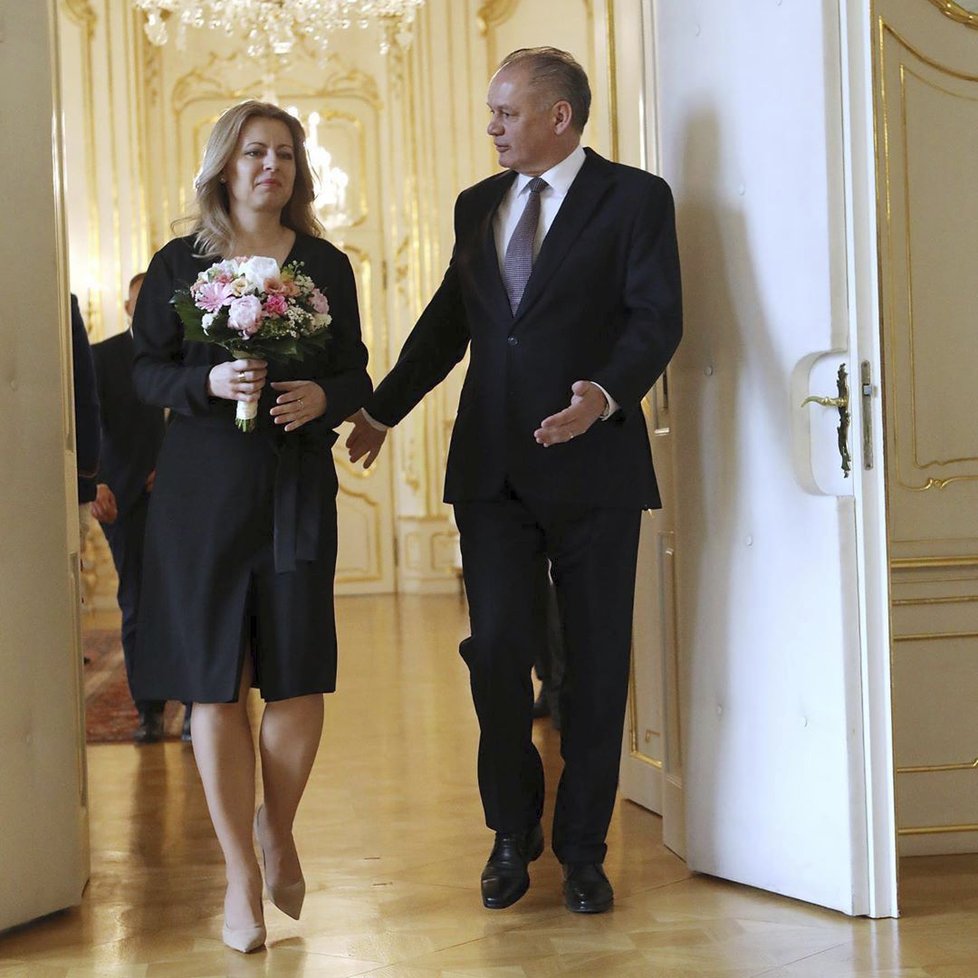 Zuzana Čaputová a Andrej Kiska 