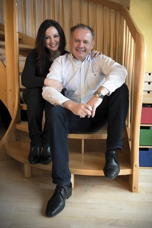 Prezident Andrej Kiska s manželkou.