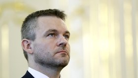 Slovenský prezident Andrej Kiska jmenoval novým premiérem země Petera Pellegriniho (22. 3. 2018).