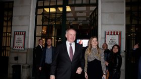 Slovenský prezident Andrej Kiska odjížděl z volebního štábu Zuzany Čaputové v půl druhé ráno