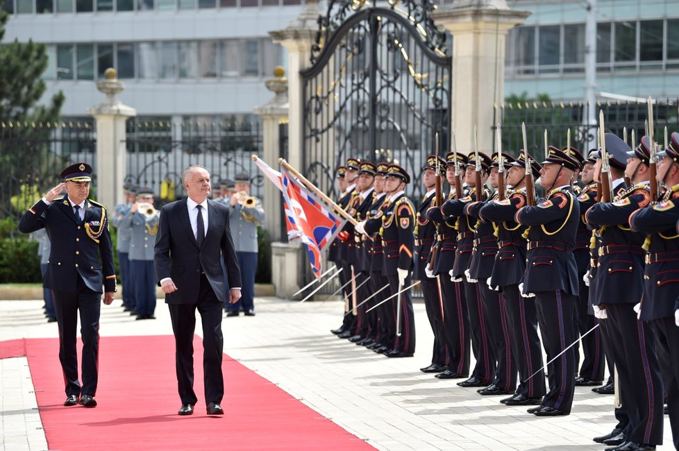 Končící prezident Slovenska Andrej Kiska (15. 6. 2019)