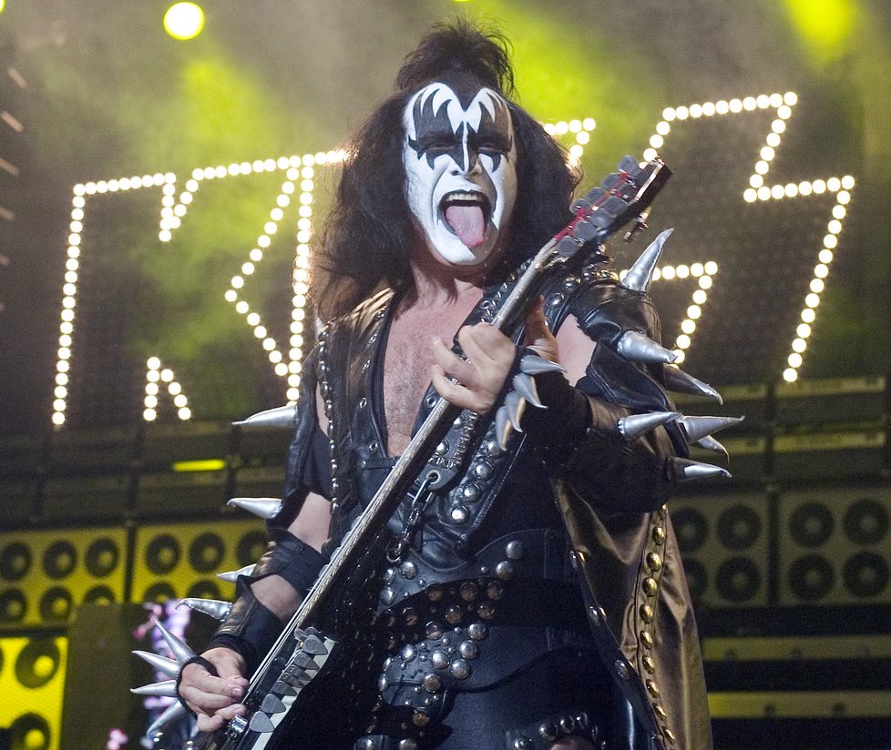 Frontman skupiny Kiss Gene Simmons