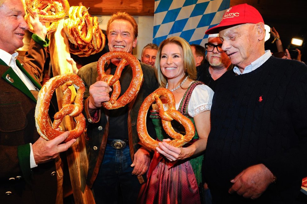 Arnold Schwarzenegger v Kitzbühelu