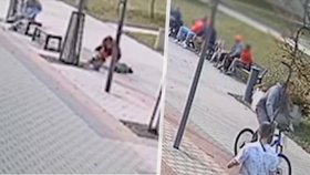 Cyklista v Kladně na chodníku srazil malého chlapce a ujel