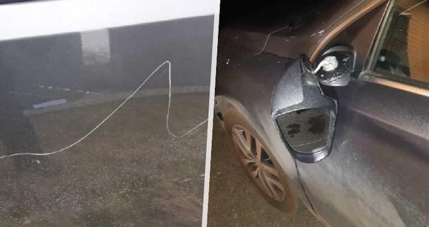 Útok na zdravotníky v Kladně: Někdo jim před nemocnicí poškodil auta! 