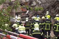 Výbuch domu v Kladně: Hasiči našli v sutinách mrtvolu