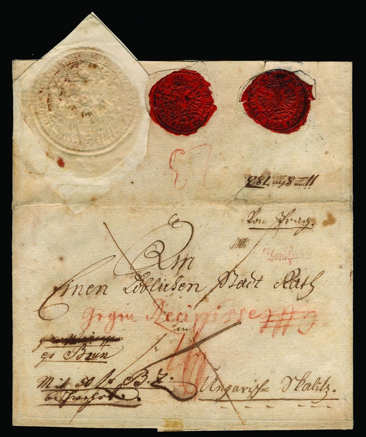 Unikátní dopis v Poštovním muzeu, který byl odeslán Klapačkovou poštou.