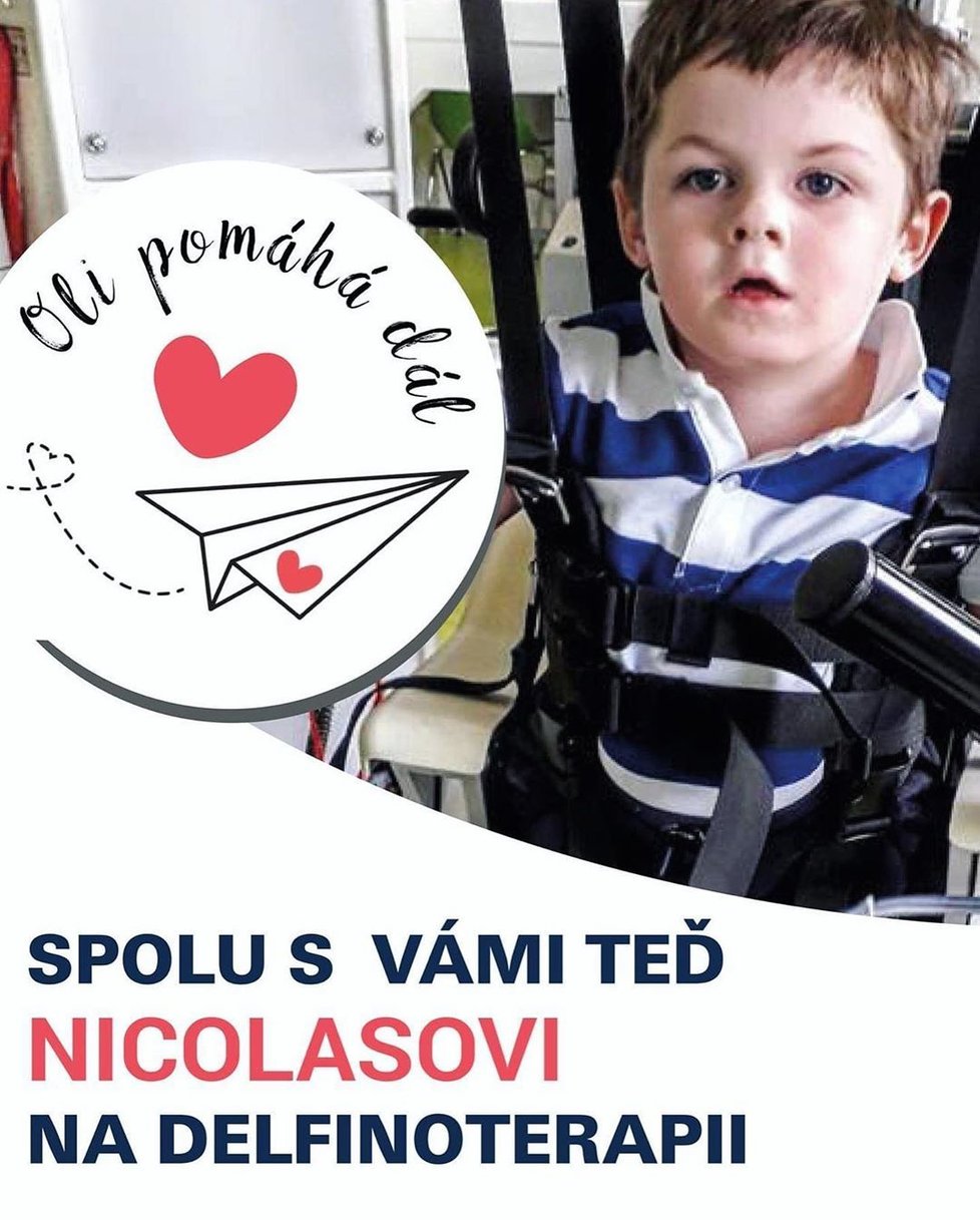 Klára Issová se rozhodla jít s kůží na trh a podpořit nemocného Nicolase.