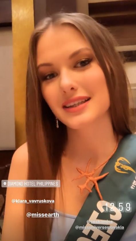 Miss Klára Vavrušková na Filipínách