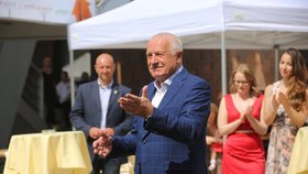 Oslava 75. narozenin exprezidenta Václava Klause