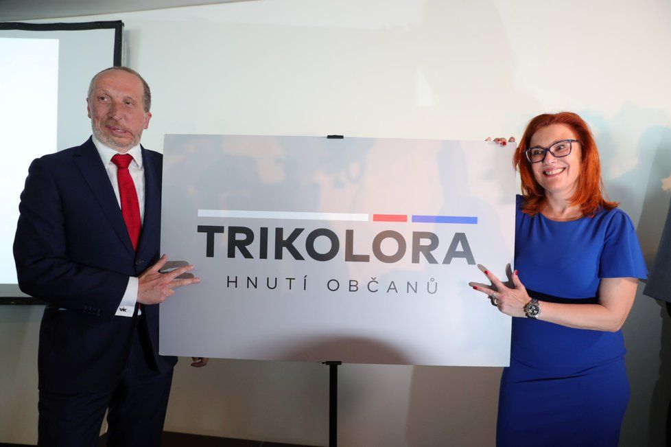 Václav Klaus ml. a poslankyně Zuzana Majerová Zahradníková představili své hnutí Trikolóra. Hlavní metou jsou prý sněmovní volby v roce 2021 (10.2018)