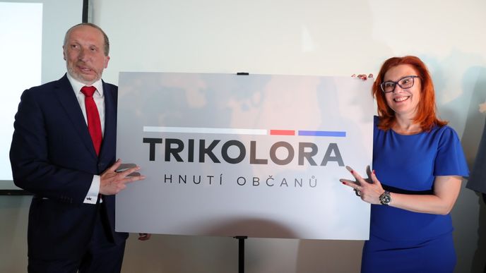 Václav Klaus ml. a poslankyně Zuzana Majerová- Zahradníková představili své hnutí Tikolóra. Hlavní metou jsou prý sněmovní volby v roce 2021 (10. 2018)