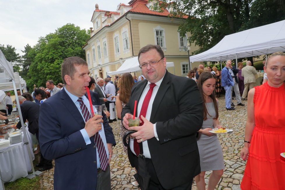 Jindřich Forejt na oslavě 78. narozenin exprezidenta Klause (19. 6. 2019)