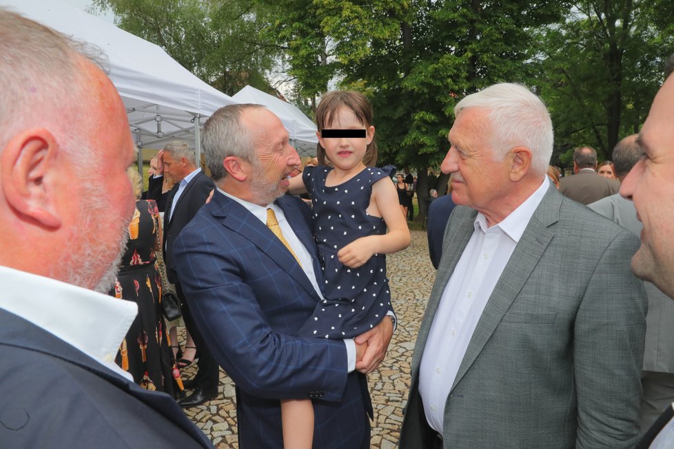 Václav Klaus mladší na oslavě 78. narozenin svého otce a exprezidenta Václava Klause (19. 6. 2019)