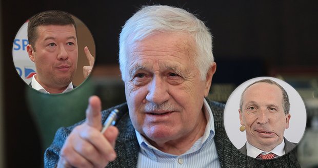 Klaus znechucený poměry v Česku a koronarestrikcemi radí předvolební pakt juniora s Okamurou