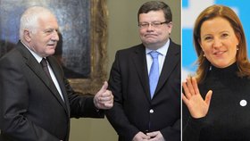 Prezident Václav Klaus pozval na Hrad odstupujícího ministra obrany Alexandra Vondru. Kdo nastoupí na jeho místo? Spekuluje se o šéfce LIDEM Karolíně Peake