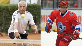 Vladimir Putin a Václav Klaus, zasloužilí mistři světového sportu