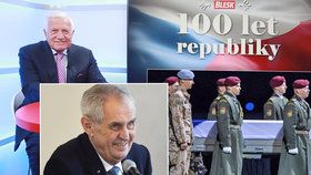 Václav Klaus o Zemanových vulgaritách i padlích vojácích v Afghánistánu.