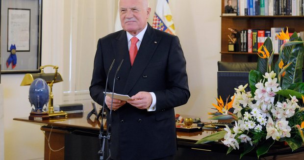 Prezident České republiky Václav Klaus