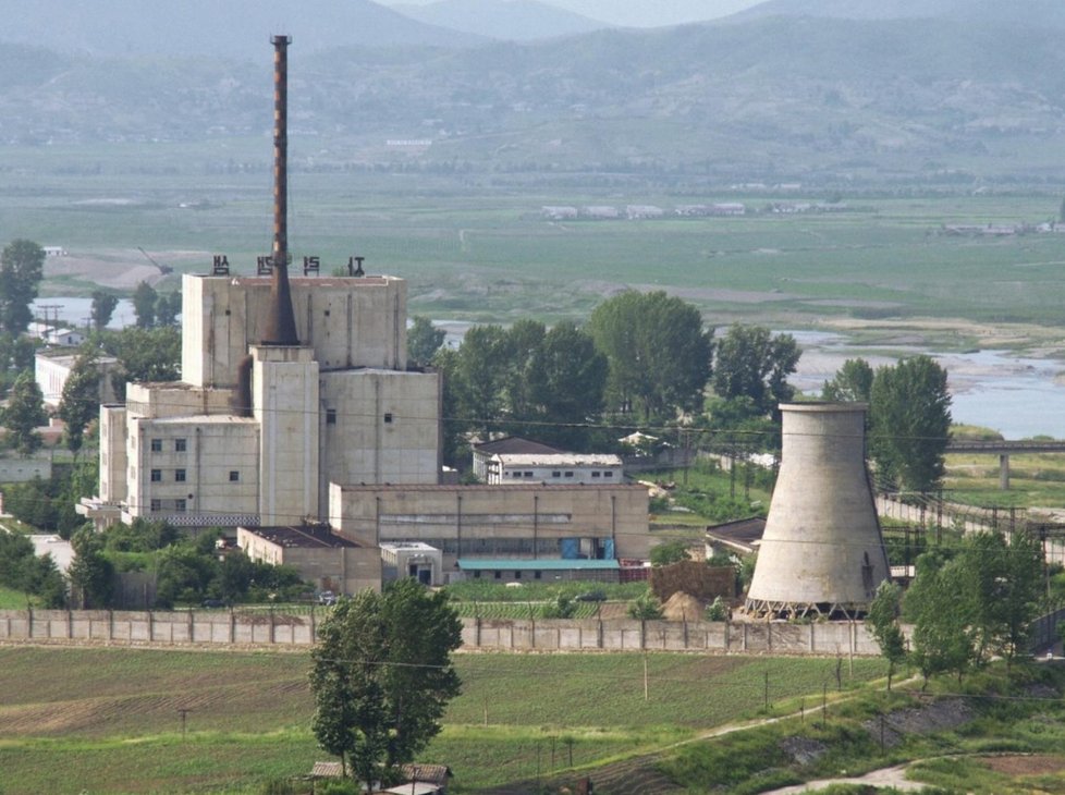 Jaderné zařízení Jongbjon na snímku z roku 2008.