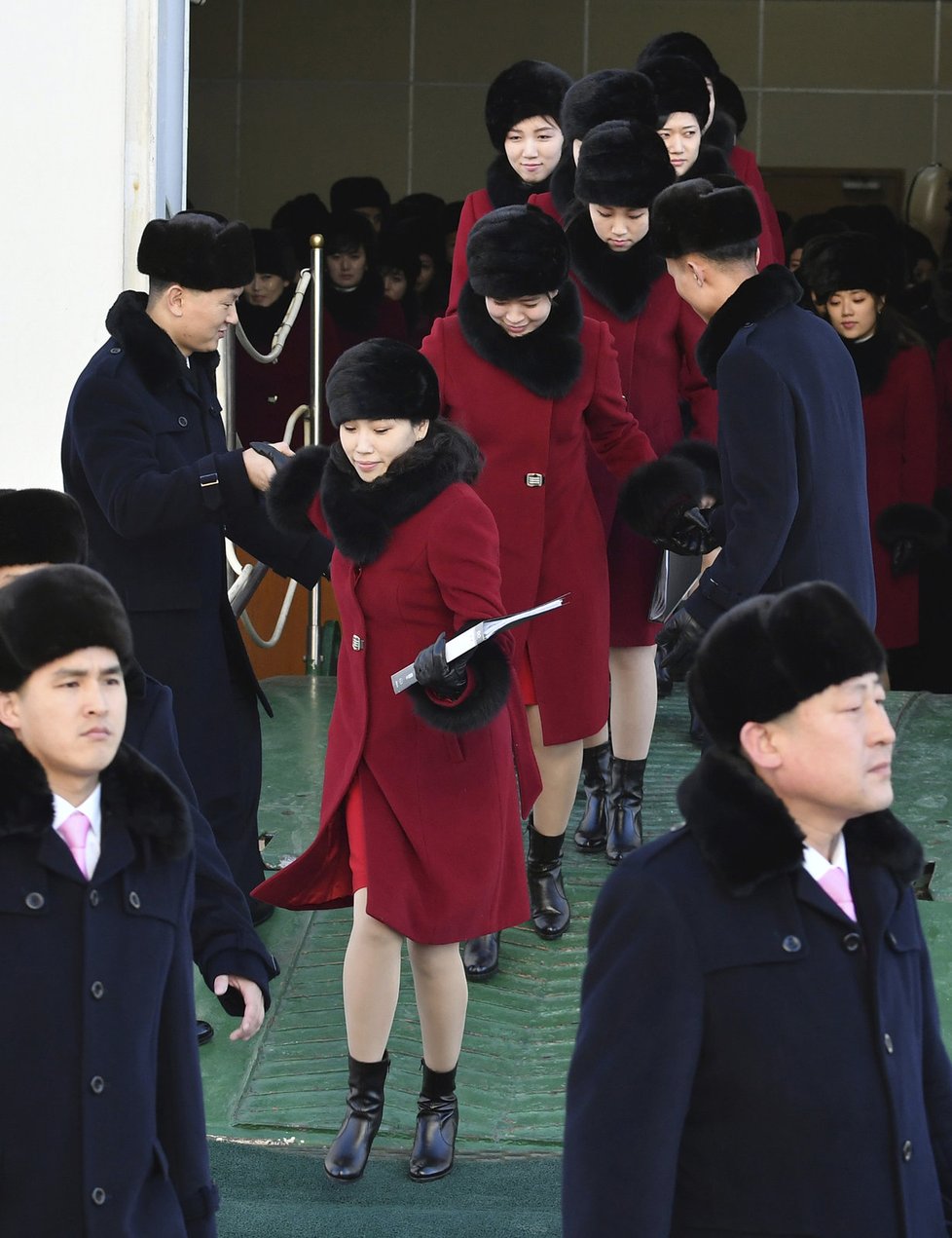 Členové severokorejského orchestru