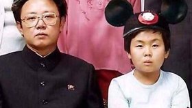Kim Čong-un s otcem