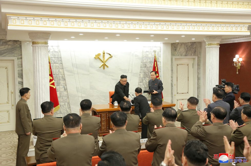 Severokorejský vládce Kim Čong-un.