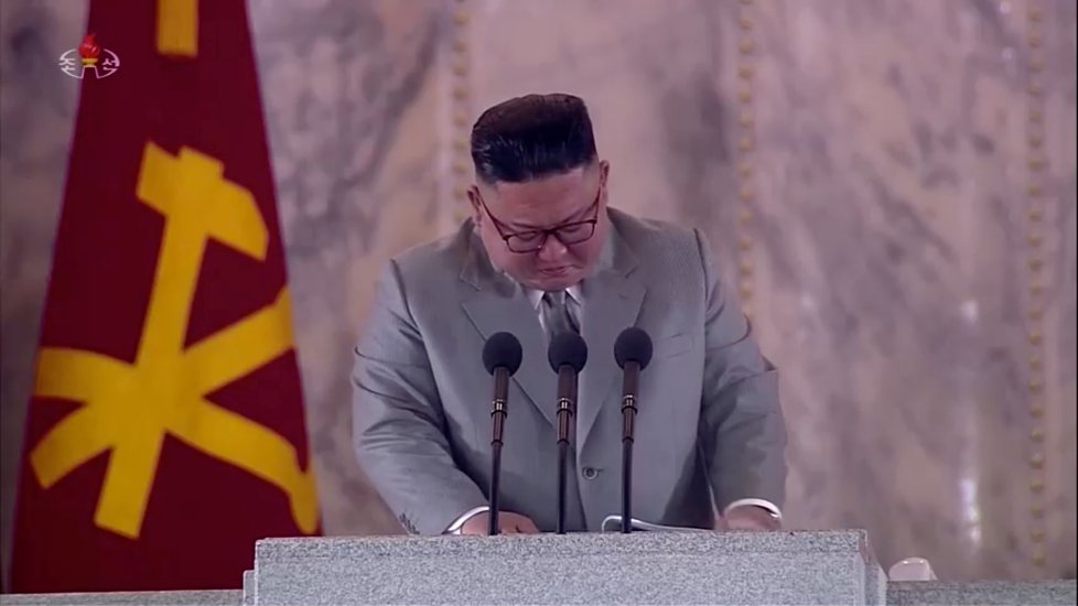 Severokorejský diktátor Kim Čong-un.